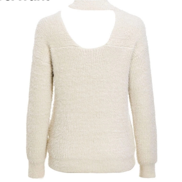 New Cold Shoulder Knitted Sweater - Picture 5 of 7